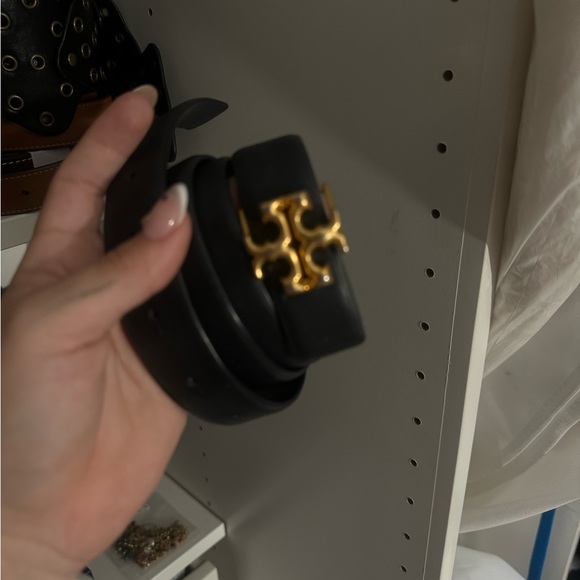 Tory Burch Accessories - Tory Butch Eleonor Black Belt 1’